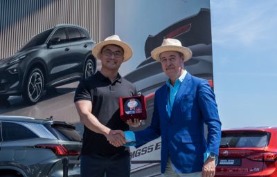 MGS5 EV ОТРИМАЛА ВІДЗНАКУ «AUTOBEST CONQUEST 2026» НА ФЕСТИВАЛІ ШВИДКОСТІ В ГУДВУДІ