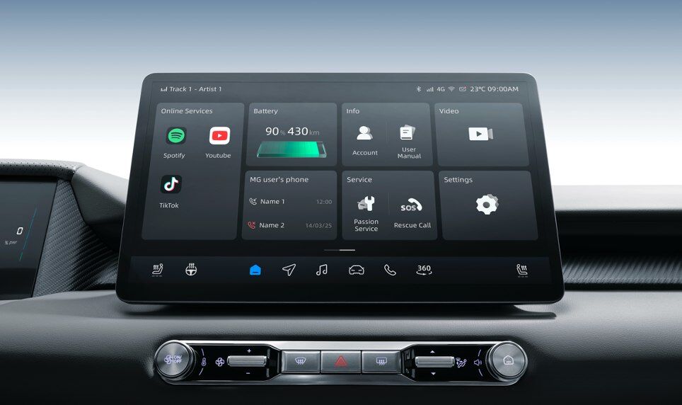 Фото мультимедії MG S5 EV
